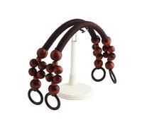 Generic Bolsa de Cuerda de Cuentas de Madera de 48 cm con asa en Forma de U (2 Unidades), Ideal for proyectos de Playa, Crochet y Bricolaje Retro.(Style4)