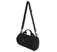 Generic Bolsa de Gimnasio Pequeña, Elegante Tela Oxford Resistente Al Agua para Viajes Nocturnos, Almacenamiento Multifuncional Portátil Ligero para Viajeros (Black)