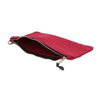 Generic Bolsa de Herramientas de Lona con Cremallera Portable Resistente Al Agua para el Almacenamiento, Bolsa Múltiple para Herramientas, Suministros, de Artista (Color Rojo Oscuro)