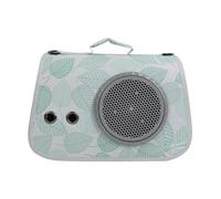 Generic Bolsa de Transporte Lateral Grande para Mascotas, Cuero Poderoso y Transpirable, Gran Capacidad, Fácil de Observar, Bolsa de Transporte de Gatos, Bolso de Viaje, Cubierta de Malla para Hacer