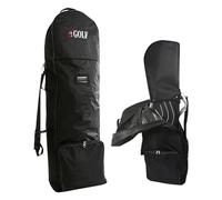 Generic Bolsa de viaje de golf con ruedas, bolsa de golf de alta resistencia, 600D Polyester Golf Club Travel Bag with Adjustable Strap, Golf Club Travel Cover Universal Size for Airlines