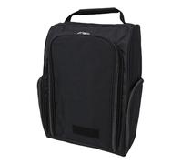 Generic Bolsa de Zapatos de Nailon con Cremallera, Duradera, para Viajes, para Hombres y Mujeres, Asa Superior para Zapatos Deportivos, Bolas, Negro, 9,1x12,8x5,5 Pulgadas
