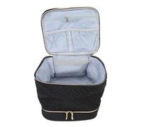 Generic Bolsa Organizadora de Esmalte de Uñas, Estuche de Doble Capa de Gran Capacidad para Técnicos de Uñas Profesionales, Tela con Memoria, 30 Botellas