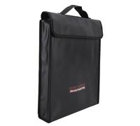 Generic Bolsa para Documentos Ignífuga, Bolsa de Almacenamiento Portátil Impermeable para Objetos de Valor, Joyas y Papeles Importantes, 12 X 15 X 2,6 Pulgadas