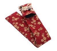 Generic Bolsa Portátil para Baquetas de Batería Doble Capa Tejido Resistente y Diseño Florido Prosperidad Floreciente Funda Ligera para Protección y Transporte en Viajes y Conciertos