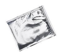 Generic Bolsas Térmicas de Papel de Aluminio Duraderas, Almacenamiento de Alimentos a Prueba de Humedad para Viajes y Picnic, Color Plateado, 3 Tamaños, 5 uds. (25 * 30cm)