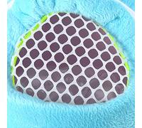 Generic Bolso de Portabebuesas, Bolsa para Perros Portador de Perros Pequeños con Correa Ajustable Portadora de Mascotas Hámster Rata Erizo de Chinchilla Hurón para Dormir Al Aire Libre para (Blue)
