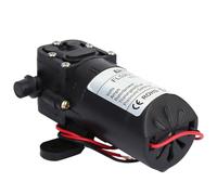 Generic Bomba de Agua de Diafragma de 36W, Tubo Recto Doble, Flujo Pequeño, Alta Corriente para Equipos Industriales y Lavado de Autos Domésticos (DC12V)