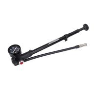 Generic Bomba de Choque para Bicicleta, Bomba de Aire de Aleación de Aluminio de Alta Presión de 300 PSI para Bicicleta de Montaña y Carretera, con Manómetro y en T para Inflar