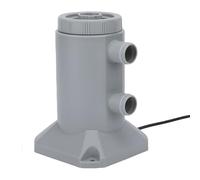 Generic Bomba de filtro para piscina, caudal de 250 l/h, filtro de cartucho silencioso para una mejor circulación y filtración, con diseño impermeable para piscinas pequeñas (Enchufe UE 230V)