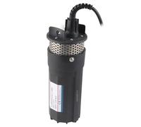 Generic Bomba de Pozo Profundo Sumergible Solar 30M 6.5L/Min Dc 24V para Riego de Estanques de Ganado Fuera de la Red (BLACK)