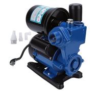 Generic Bomba de Refuerzo Autocebante, Bomba de Chorro para Pozos Poco Profundos con Altura de Elevación 40 M, Tanque de Presión, 1 Caballo de Fuerza, Ideal para ei Hogar Jardín (Enchufe europeo