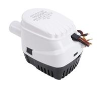 Generic Bomba de Sentina Automática para Barcos, Eficiente, 1100GPH, 24V, Descarga de Agua para Yates Marinos, Color Blanco