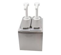 Generic Bomba Dispensadora de Salsa de Acero Inoxidable con Capacidad para Exprimir de 30 Ml con Características Seguras y Saludables, Adecuada para Salsa de Tomate, Mostaza y Más, Plástico Acero