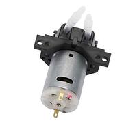 Generic Bomba Dosificadora Peristáltica 12 V 24 V Eficiente CW CCW Control de Dirección de Flujo para Laboratorio Acuario Análisis Químico con Manguera de Silicona Transparente (12V 3 * 5)