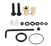 Generic Bomba Manual de Alta Presión de 3 Etapas de Acero de Tungsteno, Versión sin Aceite de 0-6000 PSI para Pistolas de Aire y Neumáticos de Bicicleta