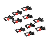 Generic Boquilla de Pulverización de Refracción, Aspersor de Riego Microgiratorio Eficiente para Invernadero, Boquilla Extraíble para Nebulización de Agua, 10 Juegos para Producción de Jardinería en