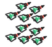 Generic Boquilla de Refracción de Aspersor Microgiratoria para Atomización de Invernadero Efecto de Niebla de Agua para árboles Frutales, Arbustos, Flores 10 Juegos Plásticos de Ingeniería Tipo G