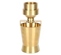 Generic Boquilla Decorativa de Latón para Fuente de Agua, Aspersor de Torre de Hielo, Rosca Interna de 1,5 Pulgadas para Estanque
