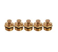 Generic Boquillas Atomizadoras de Latón Centrífugas Ajustables para de Microirrigación de Aspersores de Jardín de Césped, 5 Piezas para Atomización de Fuentes, Industria Agrícola