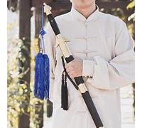 Generic Borla de Espada Taiji de Artes Marciales Chinas, Decoración de Seda de Hielo Suave para Actuaciones de Kung Fu, 2 Colores para Gimnasio y Uso Personal (#2)