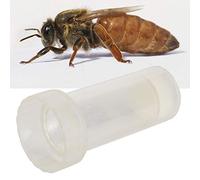 Generic Botella con Etiqueta Queen Bee, Herramienta de Plástico Transparente Ligera para Marcar Apicultura, 1 Unidad