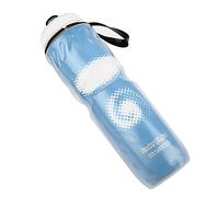 Generic Botella de Agua para Ciclismo con Aislamiento de 710 Ml y Boca Ancha para Barras de Hielo - Diseño Ergonómico (BLUE)