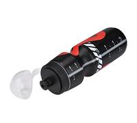 Generic Botella de Agua Resistente de 650 Ml con Soporte para Botella para Ciclismo, Rendimiento Antifugas, Fácil Instalación para Bicicletas de Montaña - (Black)