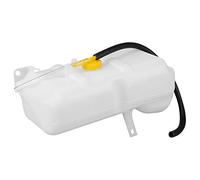 Generic Botella de Desbordamiento de Refrigerante, Tanque de Plástico ABS Duradero de Doble Tubo para Ajuste Apto para GQ 88-97 y Apto para Maverick 88-94 Blanco 30,5x12,6x12cm