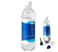 Generic Botella transparente con compartimento oculto, contenedor secreto para guardar dinero, diseño de inserción de espirales, almacenamiento transparente para llaves, dinero en efectivo y objetos
