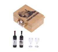 Generic Botellas Y Copas de Vino en Miniatura, Accesorios para Casas de Muñecas, Juegos de Simulación, Mini Copas de Juguete, Artículos Decorativos, Mini Copa, Alemania