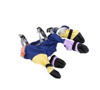 Generic Botines con Tirantes para Perros, Impermeables, Transpirables, Antideslizantes, Zapatos de Lluvia para Perros Activos, Senderismo, Caminar en Todo Tipo de Clima, 1 par (Color Mezclado 1)