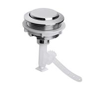 Generic Botón de Descarga Simple para Tanque de Inodoro con Pulsador Redondo, Fabricado en Polipropileno Sólido. Fácil Instalación, Apto para Baños.