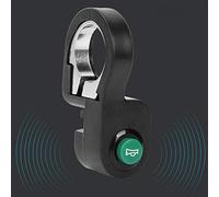 Generic Botón de Interruptor de Señal de Bocina de Scooter de Bicicleta Eléctrica a Prueba de Agua Práctico ABS Negro para Manillares de 22,5 Mm, Fácil Instalación para Conductores de Scooter