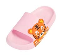 Generic Bout Cap Girl pour enfants enfants petit enfants pantuflas de dibujos animados suela suave zapatillas cómodas Niña Plata Invierno Pantuflas, rosa, 28 EU
