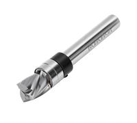 Generic Broca Enrutadora de Corte Al Ras de Acero de Tungsteno, Diseño de 3 Flautas para un Corte Eficiente de Bordes de Madera, Vástago de 1/4 de Pulgada para Proyectos de Bricolaje
