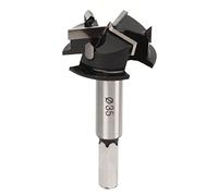 Generic Broca Forstner de 35 Mm, Abridor de Orificios Afilado de 3 Hojas para Carpintería, Acero de Aleación, Tamaño Compacto y Peso Liviano para una Instalación Conveniente