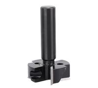Generic Broca para Superficie de Spoilboard, Herramienta de Cepillado Duradera de 4 Alas para Carpintería, Vástago de 1/2 Pulgadas, Diámetro de 1-/2 Pulgadas