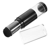 Generic Brocha de Maquillaje con Botella Recargable Integrada Cepillo Compacto para Polvos Sueltos y Base Viaje Portátil para Rostro Mujer