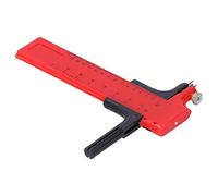 Generic Brújula Cortador de Círculos Giratorio para Manualidades y Obras de Arte Diámetro Ajustable 10 Mm a 150 Mm Herramienta Roja