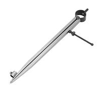 Generic Brújula de Dibujo con Divisor de Ala, Herramienta Giratoria Artesanal de Acero Al Carbono Duradera con Accesorio de Lápiz para Artesanía de Cuero y Metal (250 mm)