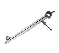 Generic Brújula de Dibujo con Divisor de Ala, Herramienta Giratoria Artesanal de Acero Al Carbono Duradera con Accesorio de Lápiz para Artesanía de Cuero y Metal (200mm)