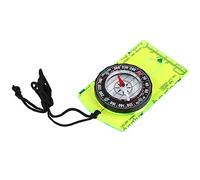 Generic Brújula de Placa Base Acrílica Multifuncional con Lupa y Cordón para Senderismo Camping Navegación de Orientación