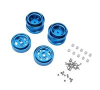 Generic Buje de Llanta de Rueda RC de 4 Piezas para Coche 1/10 RC, Buje de Rueda Delantera Trasera de Aleación de Aluminio con Actualización