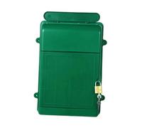 Generic Buzón de Pared Deposito Cartas Sugerencias Periódicos Llave con Cerradura Material Resistente Adecuado para Colección Hogar Oficina, Verde