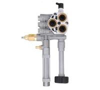 Generic Cabeza Completa de la Bomba, Síndrome de la Cabeza de la Bomba de Presión Excelente Sello con Válvula de Alivio de Presión para SRMW2.3G28 SRMW2.4G28 Reemplazo de la para AR43361