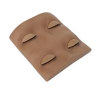 Generic Cabeza de maniquí de Entrenamiento de Extensión de Pestañas Postizas para Práctica de Maquillaje Realista, Modelo de Silicona de PVC Reutilizable para Injertos Principiantes, 11 X 10,5 X 3