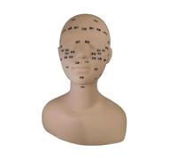 Generic Cabeza de Maniquí de Entrenamiento Práctica para Aprendizaje de Masaje Facial Injertos de Extensiones Y Cuidado de La Piel con Textura Realista, Negro