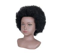 Generic Cabeza de maniquí realista Cabeza de maniquí Ligera Cosmetología Versátil Cabeza de modelo de exhibición de peluca para peinado de trenzas, Chicas