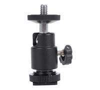 Generic Cabezal de Bola de Montaje para Cámara, Aleación de Aluminio, Pequeño Tornillo Portátil de 1/4 de Pulgada para Fotografía con Flash de Luz LED